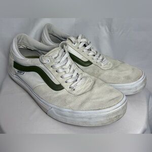 Men’s Gilbert Crockett Old Skool Vans White & Green Size 12